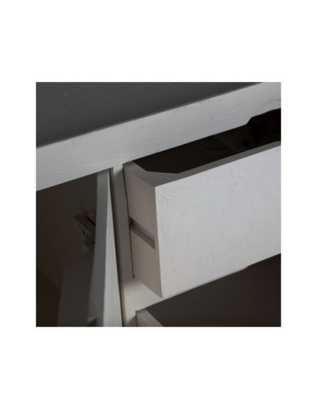 Aparador HALSUA, Madera de Mango / Blanco Roto - Kodu Home Design