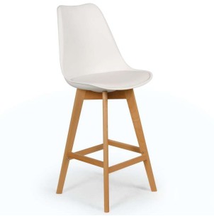 Taburete Super Hacken 75 cm Blanco, taburete de diseño