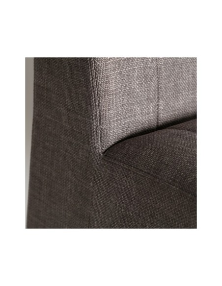 Sofá RIGNAC Módulo Central, Poliéster, Madera / Gris, Marrón, Natural - Kodu Home Design