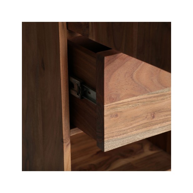 Armario BLESLE, Madera / Marrón -...