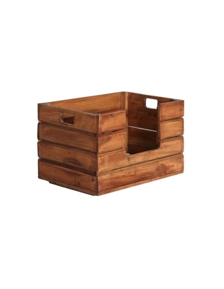 Cama Mascotas AKVIRAN, Madera de Caoba / Marrón - Kodu Home Design