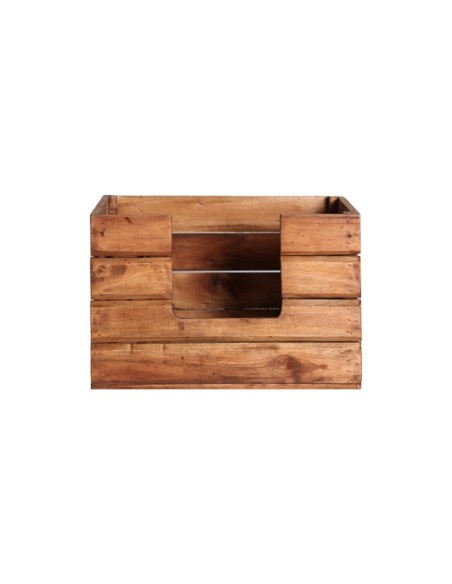 Cama Mascotas AKVIRAN, Madera de Caoba / Marrón - Kodu Home Design