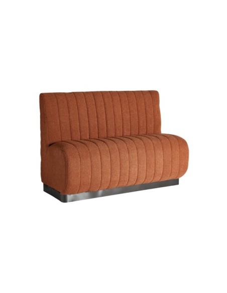 Sofá WARHEM, Algodón, Madera / Marrón, Negro - Kodu Home Design