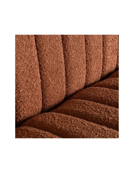 Sofá WARHEM, Algodón, Madera / Marrón, Negro - Kodu Home Design