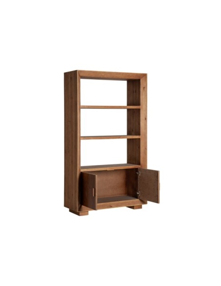 Estantería DIKEBUS, Madera, Hierro / Marrón - Kodu Home Design