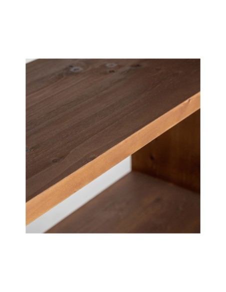 Estantería DIKEBUS, Madera, Hierro / Marrón - Kodu Home Design