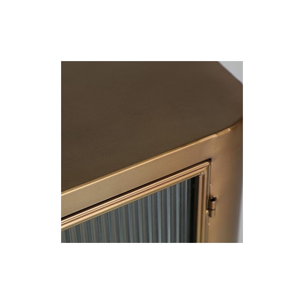 Aparador SPESSA, Hierro, Vidrio / Oro...