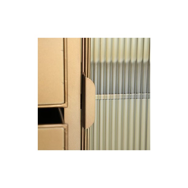 Aparador SPESSA, Hierro, Vidrio / Oro...