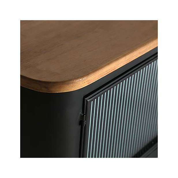 Mueble TV EASBY, Hierro, Vidrio,...