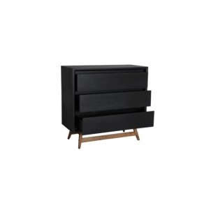 Cómoda THIERS, Madera / Negro, Marrón - Kodu Home Design 2