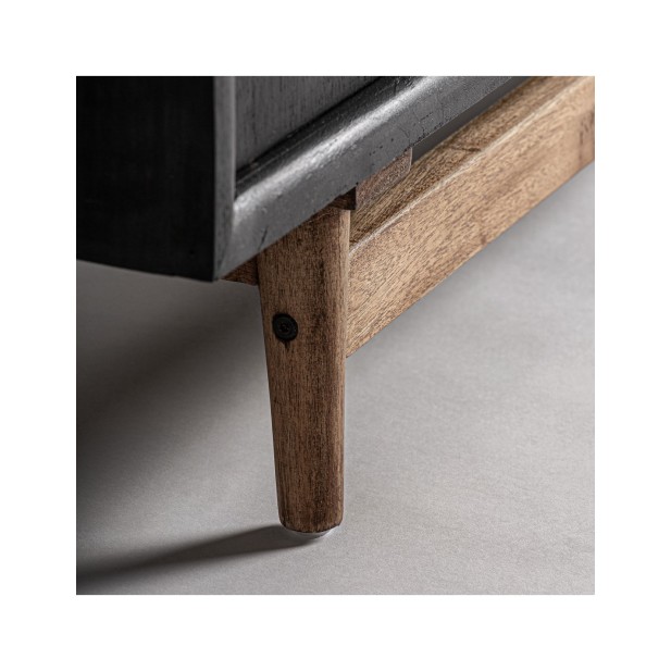 Cómoda THIERS, Madera / Negro, Marrón...