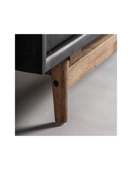 Cómoda THIERS, Madera / Negro, Marrón - Kodu Home Design