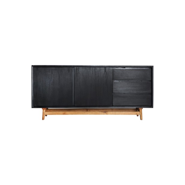 Aparador THIERS, Madera / Negro,...