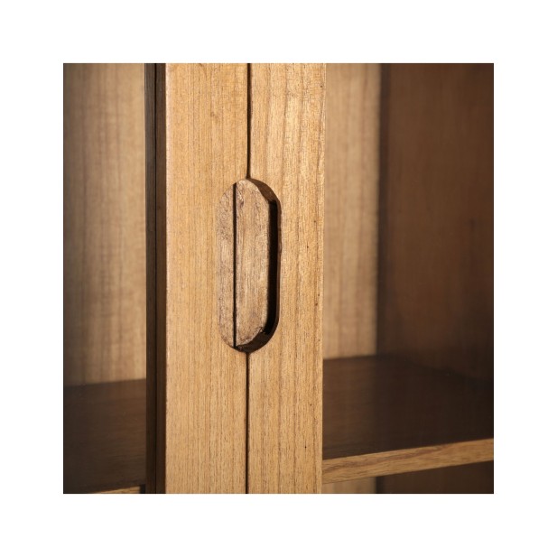 Vitrina KAMENZ, Madera, Cristal /...