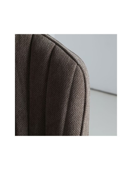 Sofá KERNS, Poliéster, Latón, Madera / Gris, Latón, Negro - Kodu Home Design