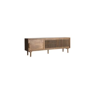 Mueble TV TREVOUX, Madera de Mango / Marrón, Natural -... 2