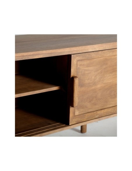 Mueble TV TREVOUX, Madera de Mango / Marrón, Natural - Kodu Home Design