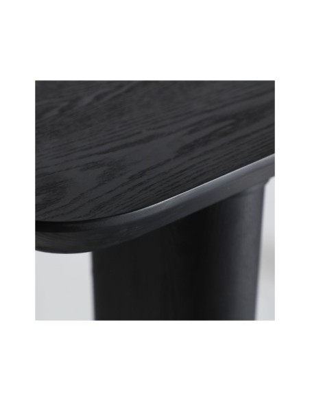 Consola ROGNES, Madera / Negro - Kodu Home Design