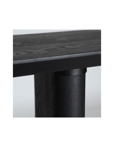 Consola ROGNES, Madera / Negro - Kodu Home Design