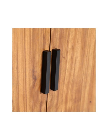 Aparador LAURIS, Madera, Hierro / Marrón, Negro - Kodu Home Design