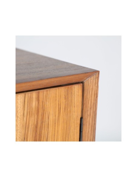 Aparador LAURIS, Madera, Hierro / Marrón, Negro - Kodu Home Design