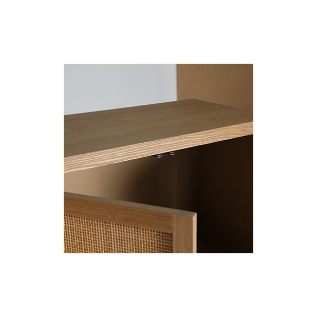 Aparador DOAZIT, Madera, DM / Marrón...