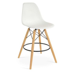 Taburete C&R DSW Style "New Edition" 70 cm Blanco, taburete de diseño