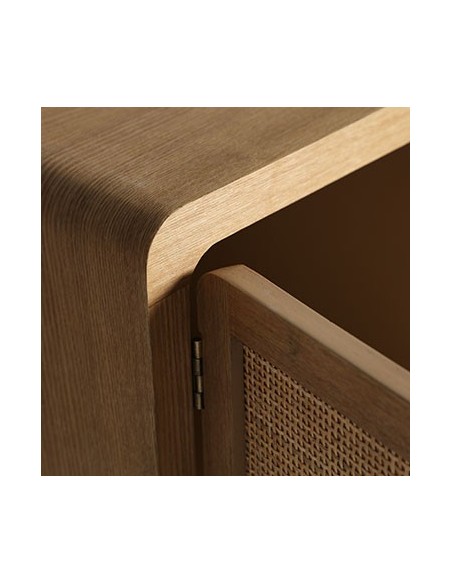 Mueble TV DOAZIT, Madera, DM / Marrón Claro - Kodu Home Design