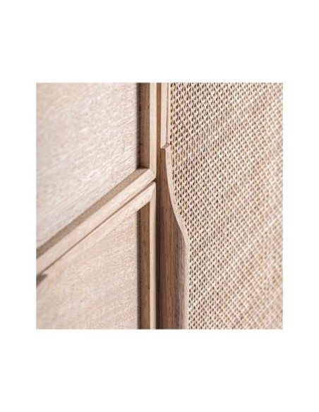 Aparador WEURTZ, Madera, Ratán / Marrón Claro - Kodu Home Design