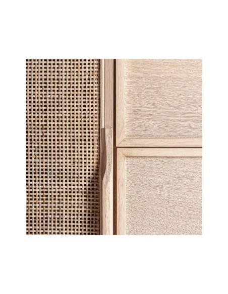 Aparador WEURTZ, Madera, Ratán / Marrón Claro - Kodu Home Design