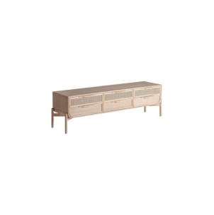 Mueble TV WEURTZ, Madera, Ratán / Marrón Claro - Kodu... 2