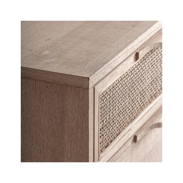 Mueble TV WEURTZ, Madera, Ratán /...