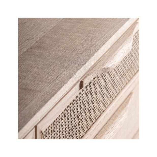 Mueble TV WEURTZ, Madera, Ratán /...