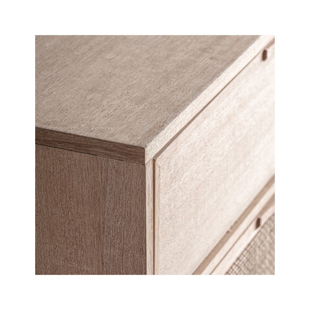 Cómoda WEURTZ, Madera, Ratán / Marrón...