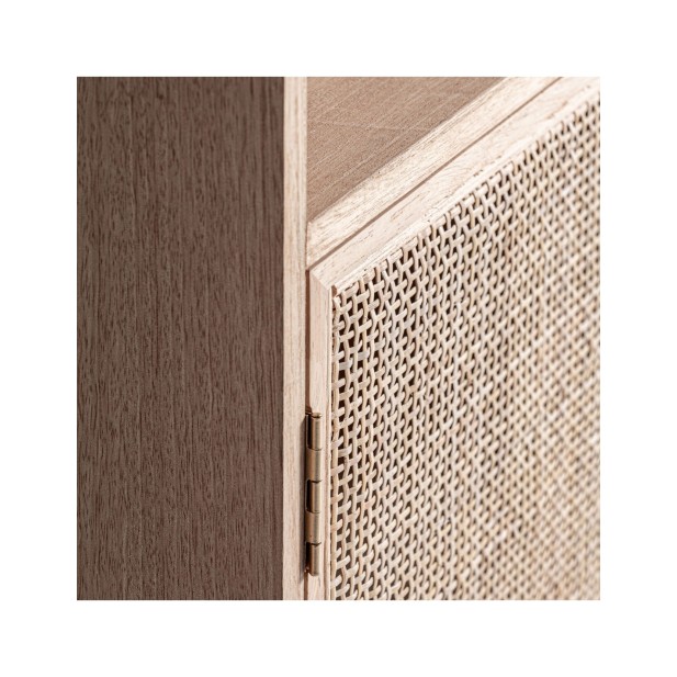 Estantería WEURTZ, Madera, Ratán /...