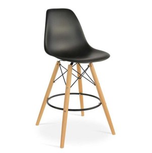 Taburete C&R DSW Style "New Edition" 70 cm Negro , taburete de diseño