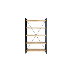 Estantería GUADALEST, Madera de Mango, Hierro / Marrón,...