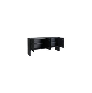 Aparador WEIDA, Madera de Mango / Negro - Kodu Home Design 2