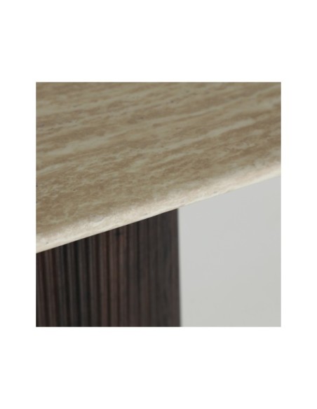 Consola VERONA, DM, Mármol Sintético / Marrón, Beige - Kodu Home Design