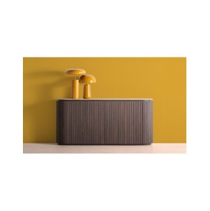 Aparador VERONA, DM, Mármol Sintético / Marrón, Beige -... 2