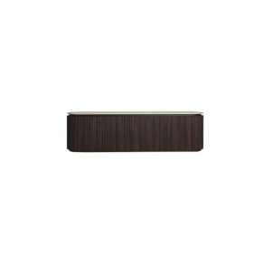 Mueble TV VERONA, DM, Mármol Sintético / Marrón, Beige -...