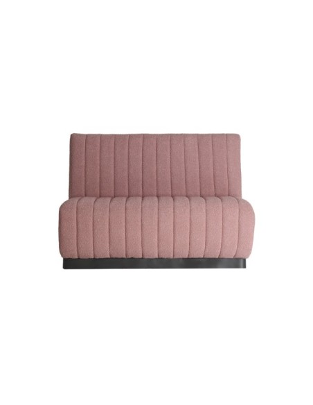 Sofá WARHEM, Algodón, Madera / Rosa, Negro - Kodu Home Design