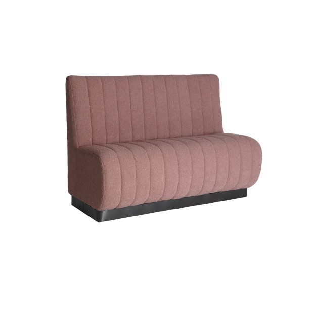 Sofá WARHEM, Algodón, Madera / Rosa,...