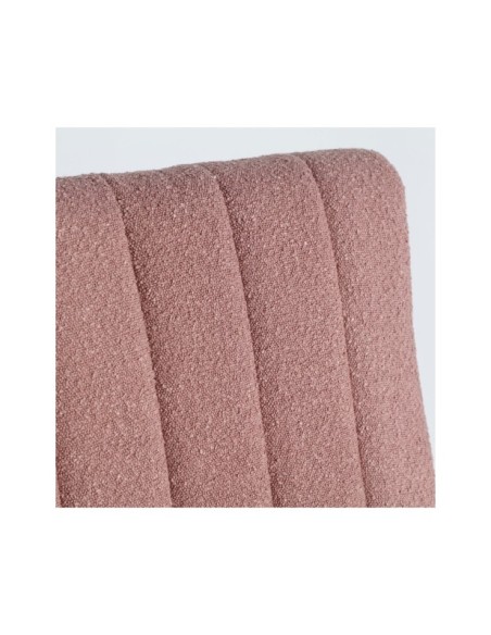 Sofá WARHEM, Algodón, Madera / Rosa, Negro - Kodu Home Design