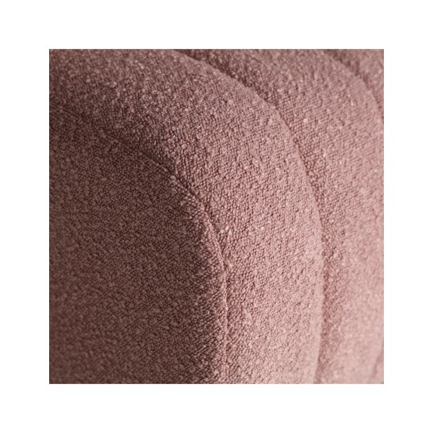 Sofá WARHEM, Algodón, Madera / Rosa,...