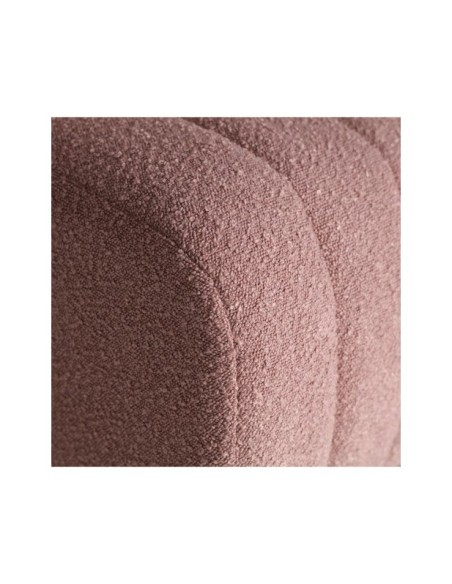 Sofá WARHEM, Algodón, Madera / Rosa, Negro - Kodu Home Design