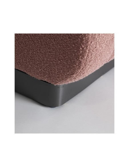 Sofá WARHEM, Algodón, Madera / Rosa, Negro - Kodu Home Design