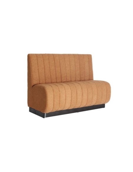 Sofá WARHEM, Algodón, Madera / Ocre, Negro - Kodu Home Design