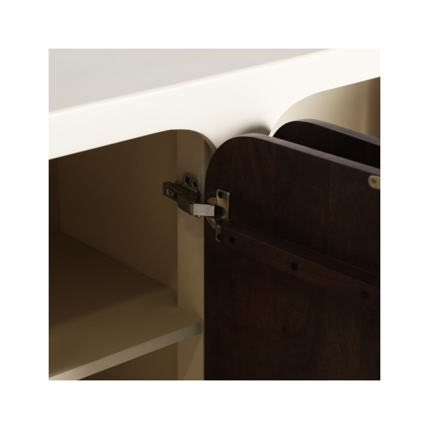 Aparador GLARIS, Madera, DM / Blanco...