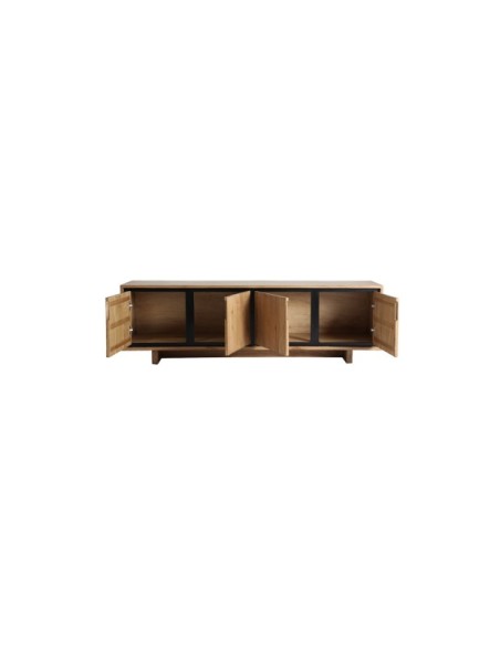 Mueble TV OSBY, Madera / Marrón Claro, Negro - Kodu Home Design
